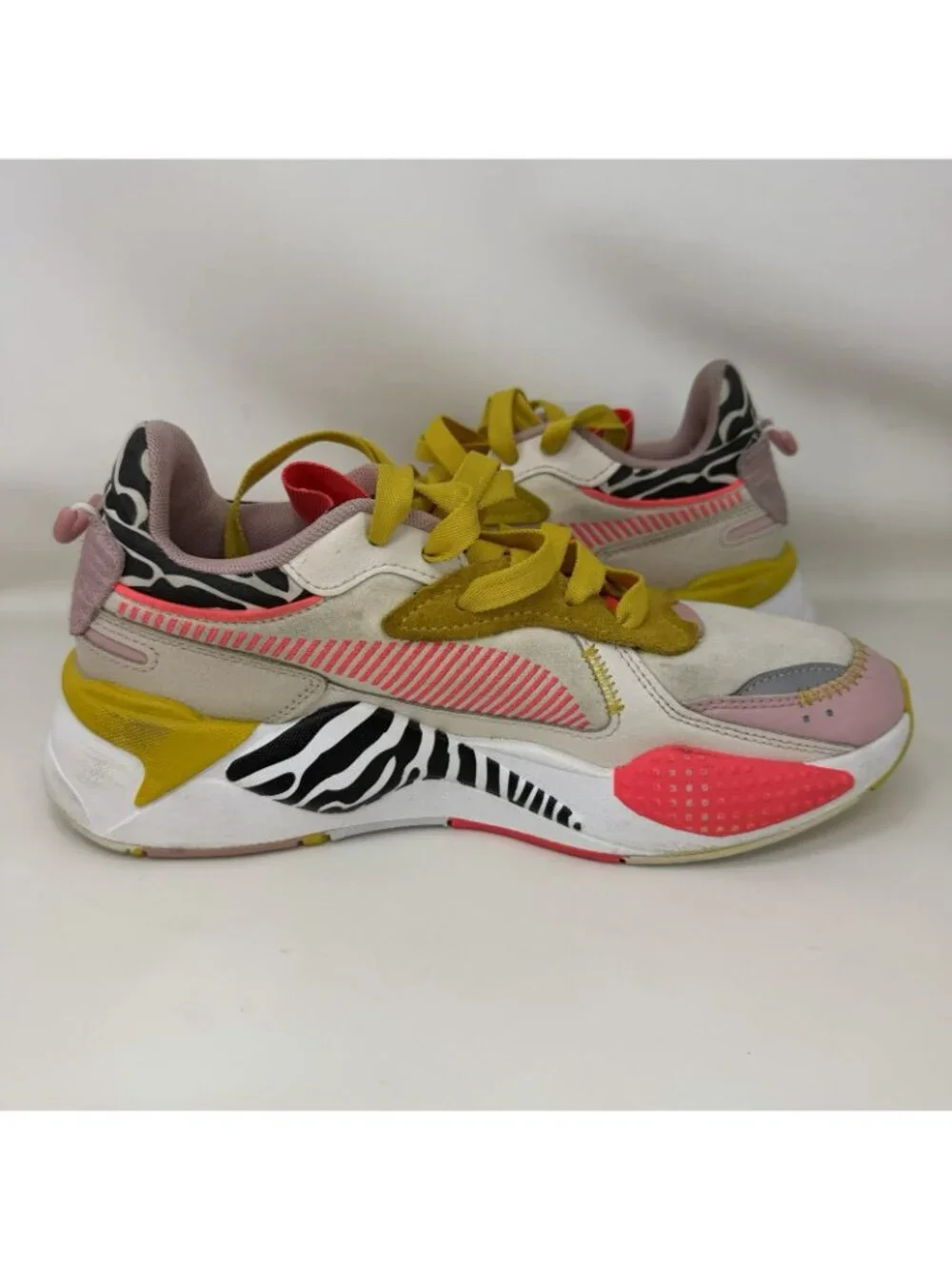 Puma RS-X Unexpected Mix Zebra Athletic Shoes Multicolor Women’s Size 9